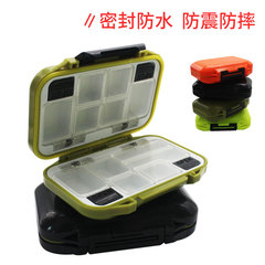 F Model Sealed Lure Box Fishing Gear Large, Medium, Small 4 Colors Double Layer Spring Accessory Box
