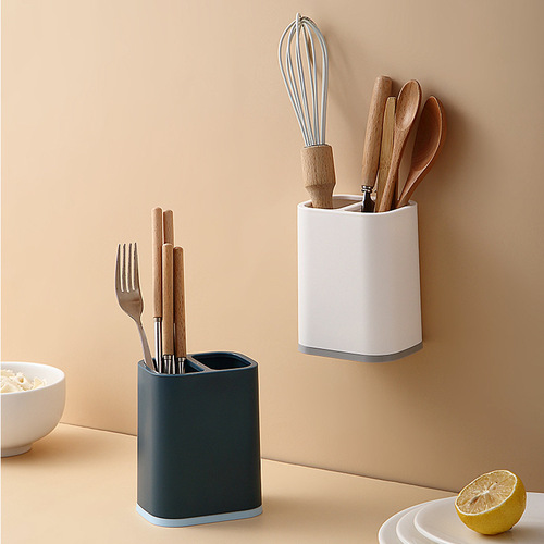 Nordic style drying chopstick holder shelf simple household chopstick tube kitchen storage box chopstick storage box 