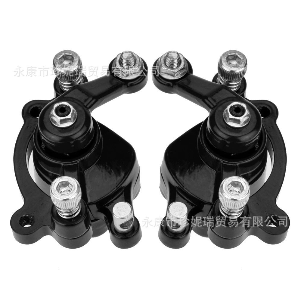 Двухтактный мини-мотоцикл 43, 47, 49 куб. см, малый внедорожный скутер, дисковый тормоз, суппорт передний и задний, черный