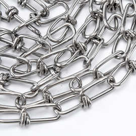 不锈钢链条 五金工具链条钮链 不锈钢打结链条 304不锈钢链条