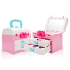 Children's family cosmetic lipstick for princess, face blush, makeup primer, makeup box, nail polish, toy, wholesale