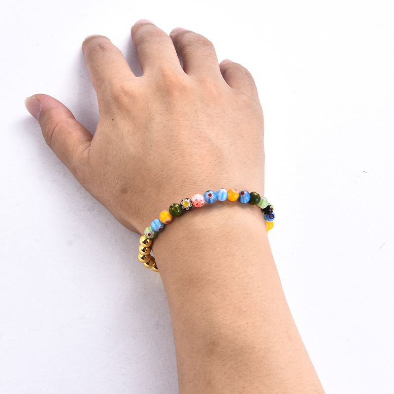 2 STK Neues buntes 14K Kupferarmband mit echter Vergoldung und Farbkonservierung_voghion.com