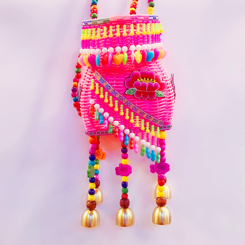 큰 구슬 체인 경사 꽃 종