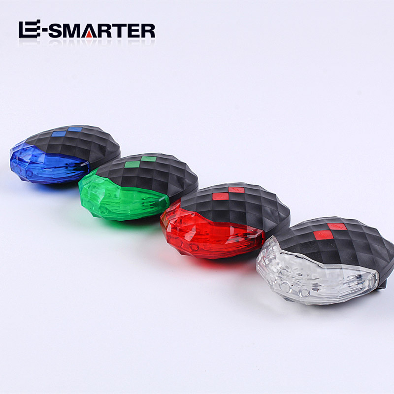 Láser de bicicleta luz trasera luz de la bicicleta luz trasera de advertencia de seguridad equipo de luz de montar en bicicleta de montaña [5LED]