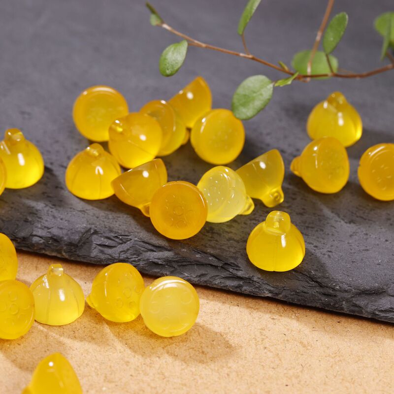 Handmade Mini Multi-Color White, Red, and Green Agate Lotus Pods, Aventurine Chalcedony Small Lotus Pods, Lotus Seed DIY Accessories Wholesale