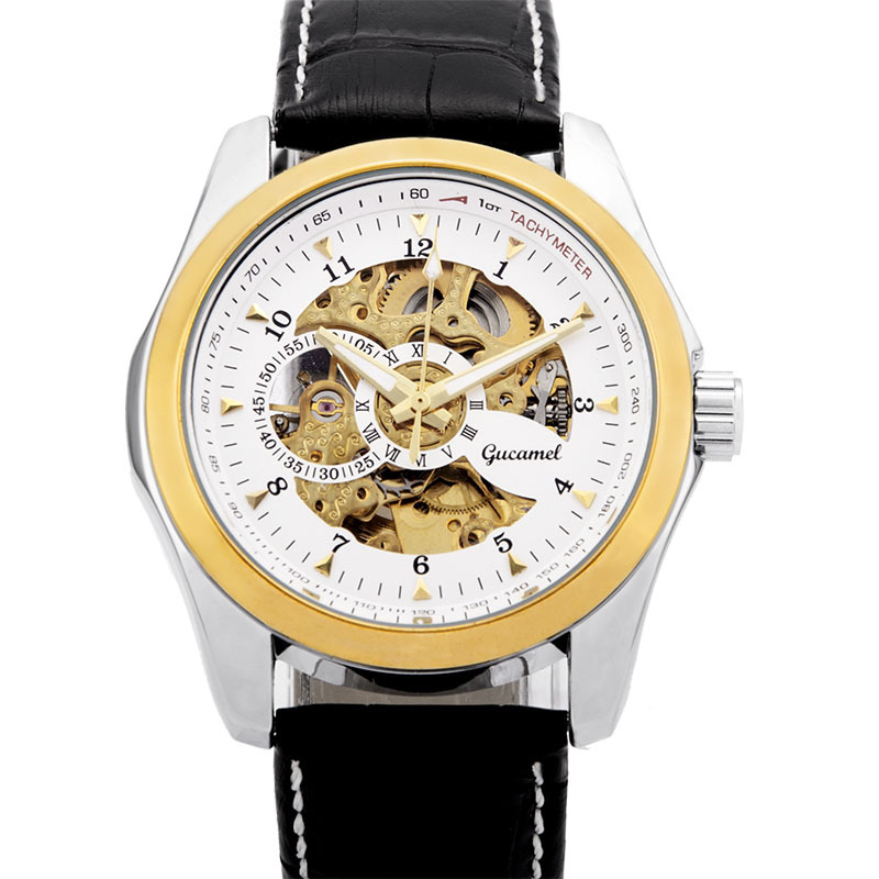 Ancient camel men's automatic mechanical watch fashion business explosion best selling automatic mechanical watch hollow watch