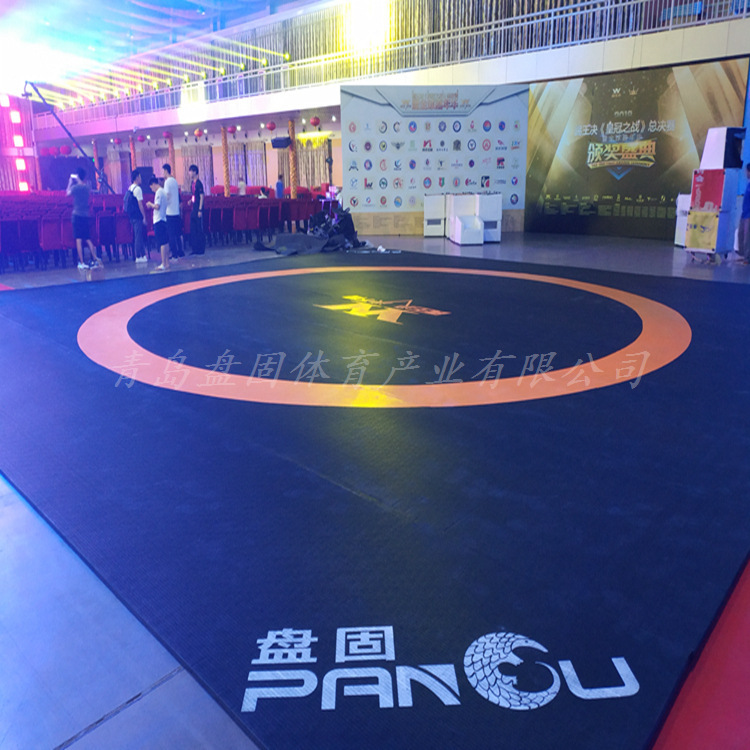 Taekwondo Fighting Floor Mat Xpe Roll Mat Wrestling Sports Judo Mat Professional Fitness Competition Non-Slip Shock Absorption