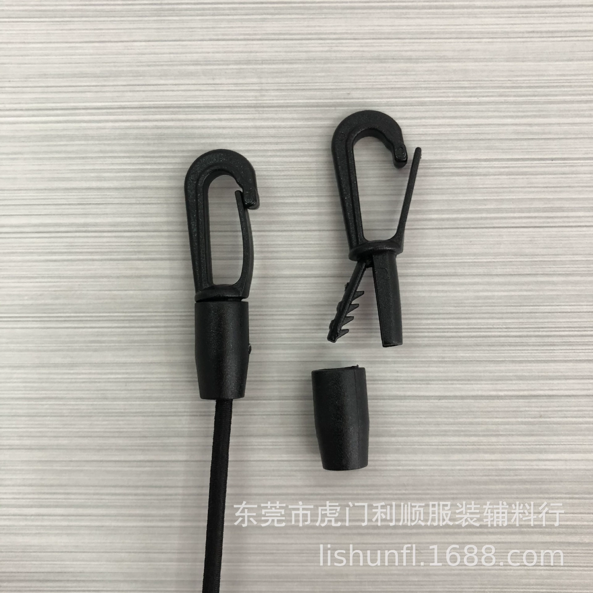 Заводская пластиковая маленькая пряжка с крючком, внутренний диаметр 3 мм, эластичный веревочный крючок, зажимной крючок с защитой от падения, пряжка