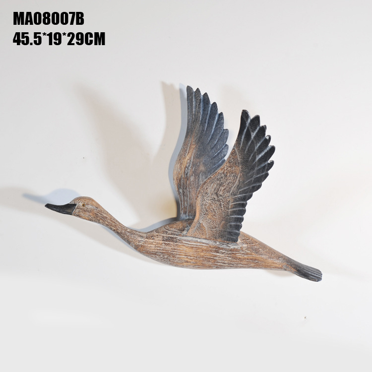 American -style medium Mediterranean three -piece flying bird stump…