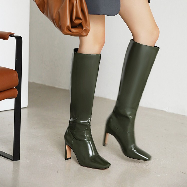 2026 New Style European and American Large Size Long Boots with Thick Heels, Over-The-Knee High Boots, Fleece-Lined High-Heeled Riding Boots T5141 2026 New Style European and American Large Size Long Boots with Thick Heels, Over-The-Knee High Boots, Fleece-Lined High-Heeled Riding Boots T5141