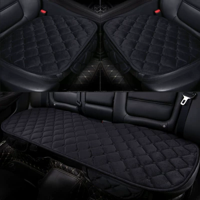 Seat cushion, seat cover | backrest free car three-piece
