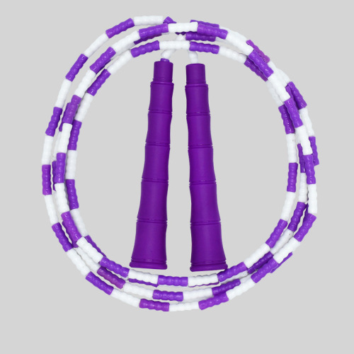 Bamboo Joint Jump Rope for Kids & Adults | Fitness & Sports Equipment | Fancy Jump Ropes for Kindergarten & School Training | Beaded Jump Ropes