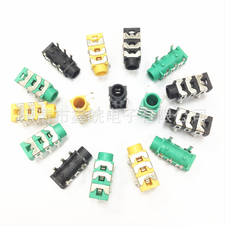 供应电脑音频插座PHONEJACK 耳机插座PJ-313 音响插座多种颜色