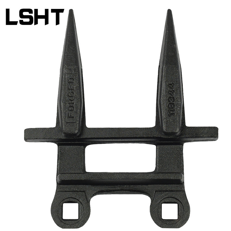 二联护刃器锻造 牧草机护刀器 承刀器 收割机农机配件 编号118344