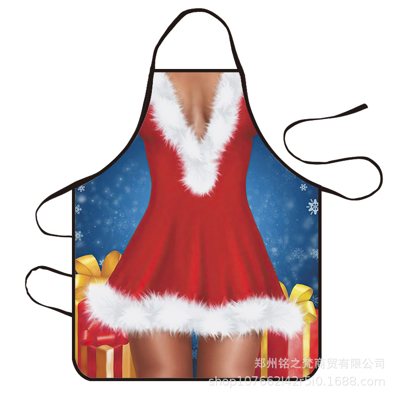 Suministro transfronterizo parodia Reunión Anual fiesta personalidad creativa divertido barbacoa catering invitado delantal fabricante en stock