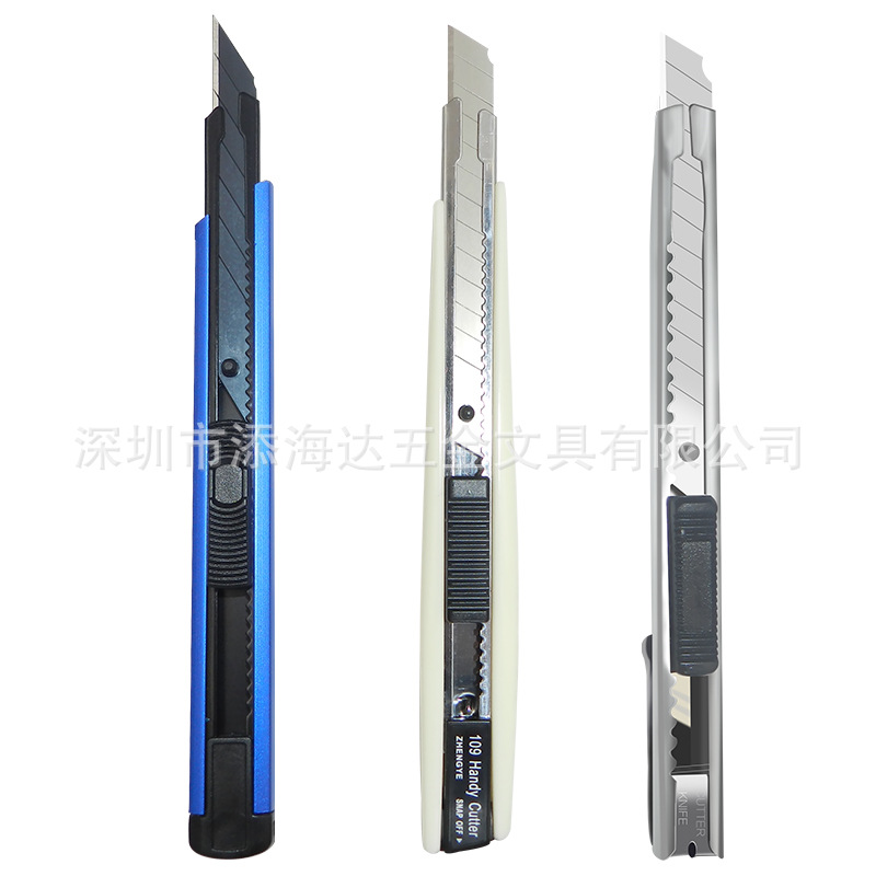 Venta al por mayor engrosada hoja tamaño pequeño Acero inoxidable arte cuchillo de corte de papel de metal cuchillo de talla cuchillo dividido cuchillo expreso cuchillo de papel pintado