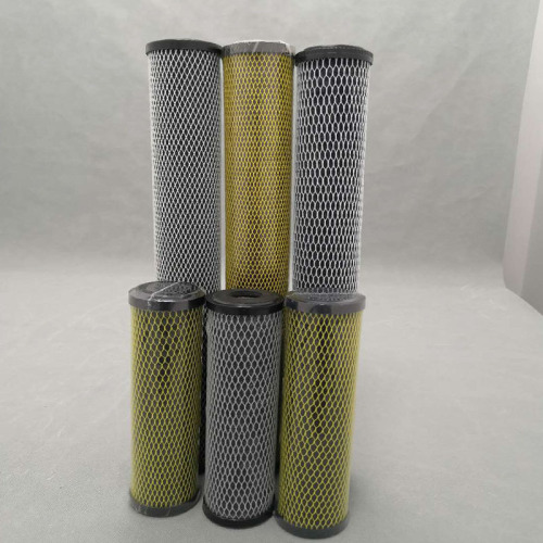 Factory direct supply of high-efficiency white mesh yellow mesh electroplated circuit board 10-inch wet formed carbon fiber activated carbon filter element