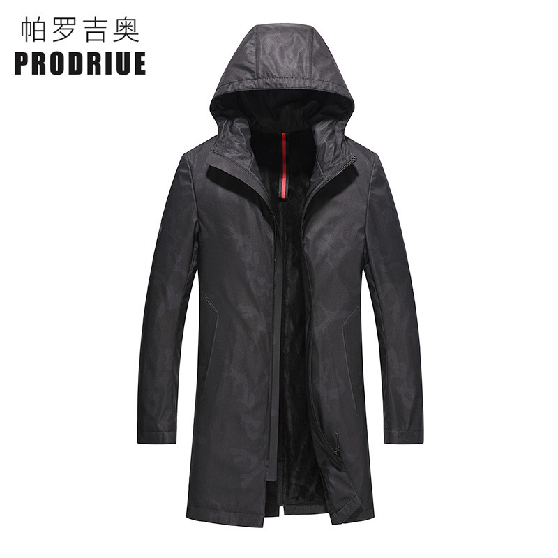 비즈니스 스타일 남성 캐주얼 좋은 후드 코트 피부 친화적 인 편안한 지퍼 스타일 코트 제조 업체 도매