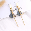 Universal earrings, long pendant with tassels, internet celebrity