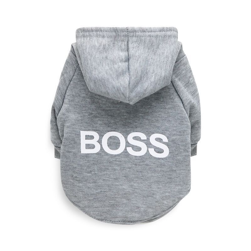 Suministros para mascotas ropa de perro de lana paño con capucha momia mascota suéter al por mayor ropa de Peluche de otoño e invierno