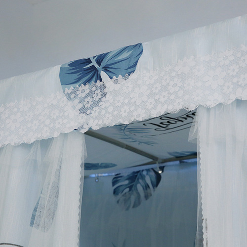 Student dormitory bed curtain mosquito net blackout cloth integrated curtain single dormitory upper bunk lower bunk fairy bed curtain male