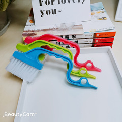 創意手握式溝槽門窗縫隙刷 廚衛凹槽清潔刷 空調百葉刷門窗凹槽刷