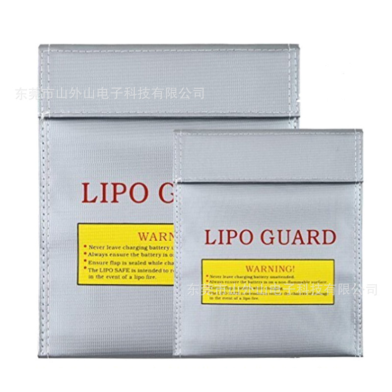 Fabricante en stock bolsa a prueba de explosiones de la batería de litio de alta temperatura de almacenamiento resistente bolsa de protección de seguridad retardante de llama multifuncional bolsa de protección contra incendios