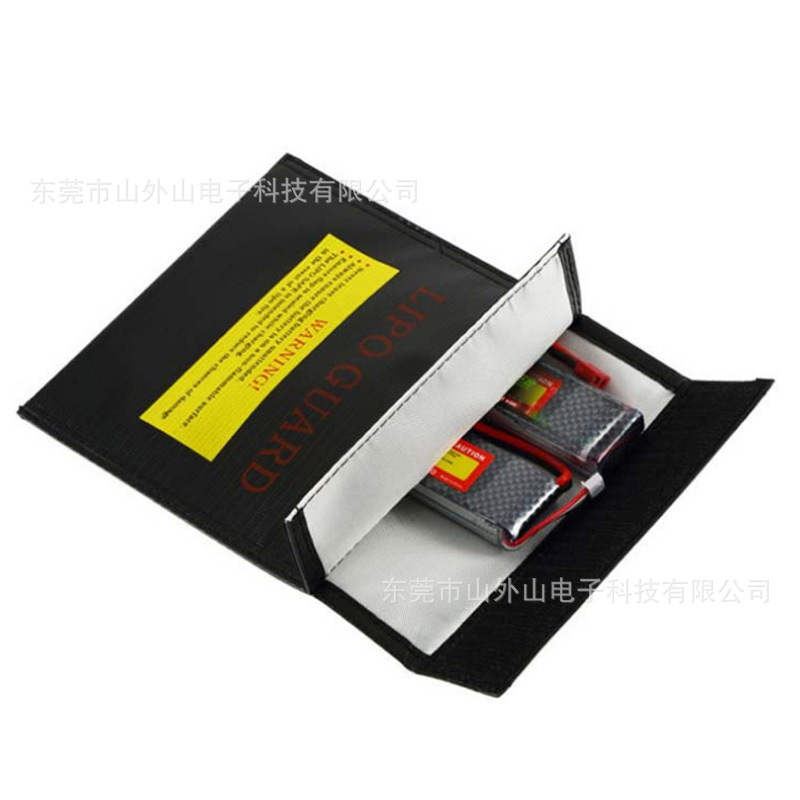 Fabricante en stock bolsa a prueba de explosiones de la batería de litio de alta temperatura de almacenamiento resistente bolsa de protección de seguridad retardante de llama multifuncional bolsa de protección contra incendios