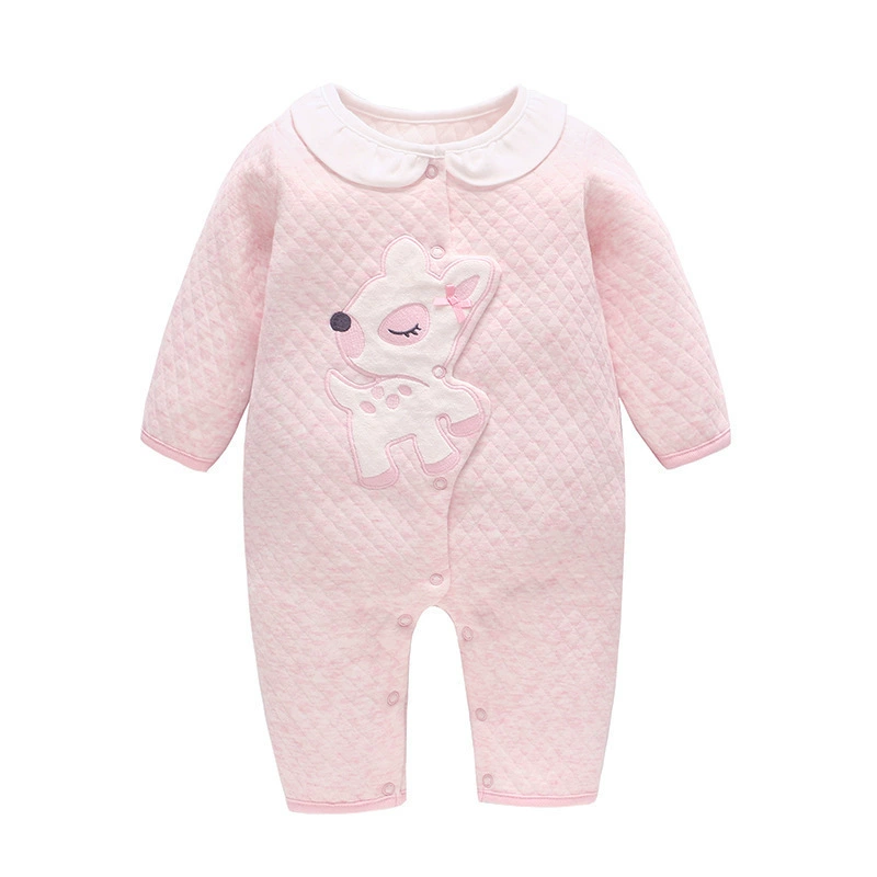 Children's cute cotton long-sleeve, bodysuit for new born, overall, children's clothing, autumn