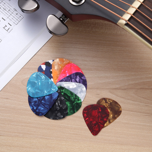 Celluloid pick 0.46 0.71 0.96 1ABS material plucked singing ukulele acoustic guitar accessories