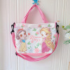 Cartoon cute shoulder bag, linen bag for leisure, one-shoulder bag, cloth bag