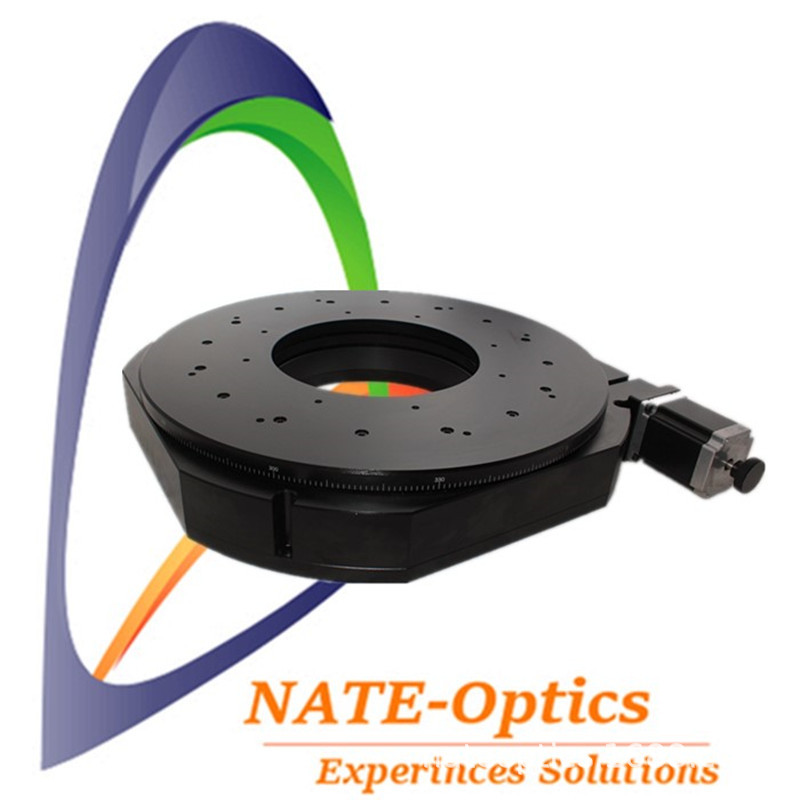 NT05RA400M精密电动旋转台 实验室回转工作台角度台步进电机控制