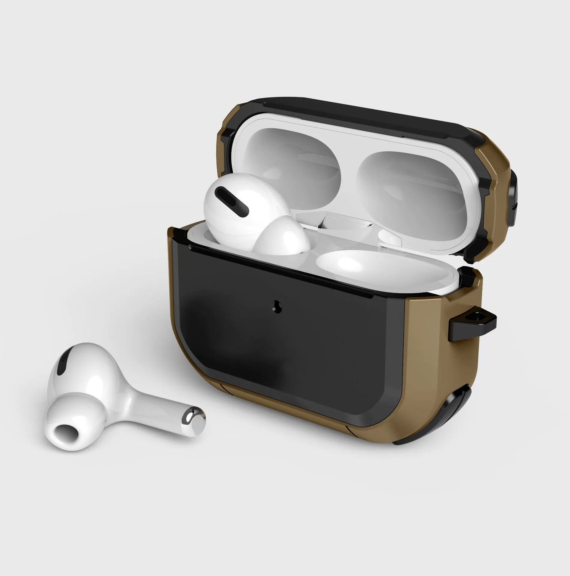 Защитный чехол (совместимый с Apple) для AirPods 1/2/3/4 и Pro поколений, TPU+PC, разнообразные цвета