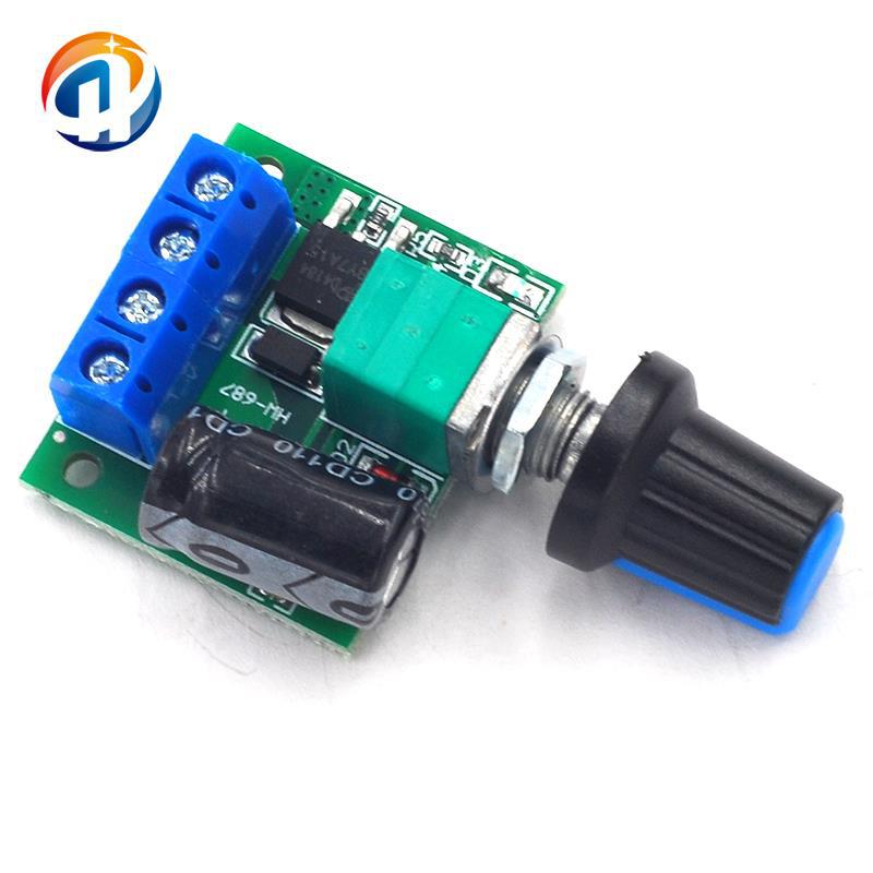 PWM直流电机调速器5V-35V调速开关 5A开关功能 LED调光器
