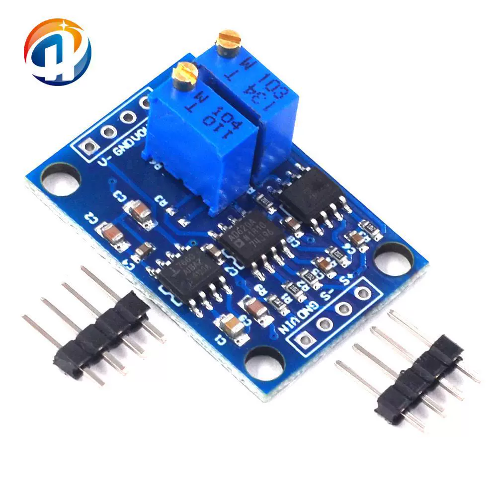 High -precision micro -volt voltage voltage amplifier small signal instrument AD620 transmitter