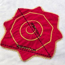 手绢花舞蹈广场舞红手帕儿童考级八角巾成人东北扭秧歌跳舞手绢