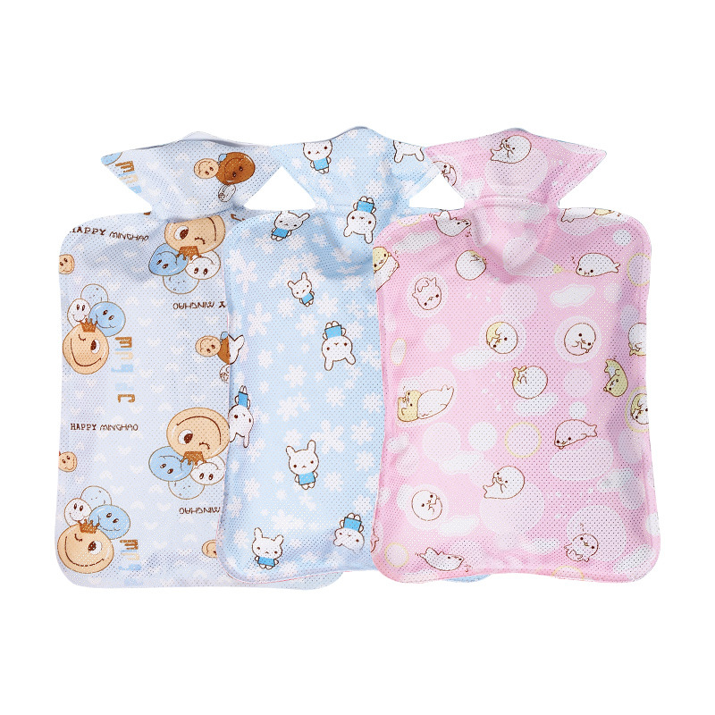 Le Xue er inyección de agua bolsa de agua caliente brillante mano de riego caliente bolsa de agua caliente compresa caliente vientre calentador bebé abrigo de franela