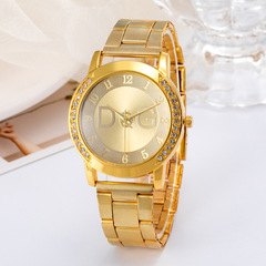 New Double Diamond Outer Ring Sand Diamond Mesh Strap Women's Watch, Hot Selling New Quartz Watch Wholesale