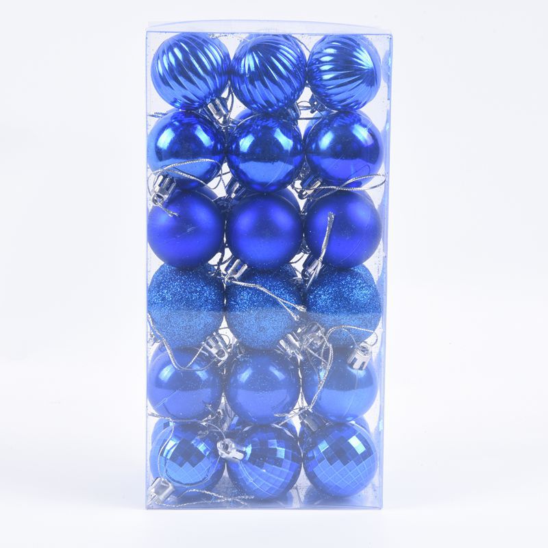 アマゾンは国境を越えて起爆した4 cm36個のクリスマスボールクリスマス装飾クリスマスツリー装飾ペンダント