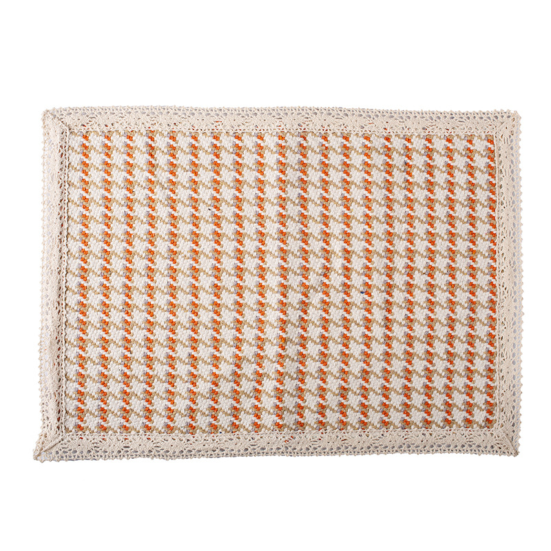 Placemat acabado del cáñamo 16(1 grande)