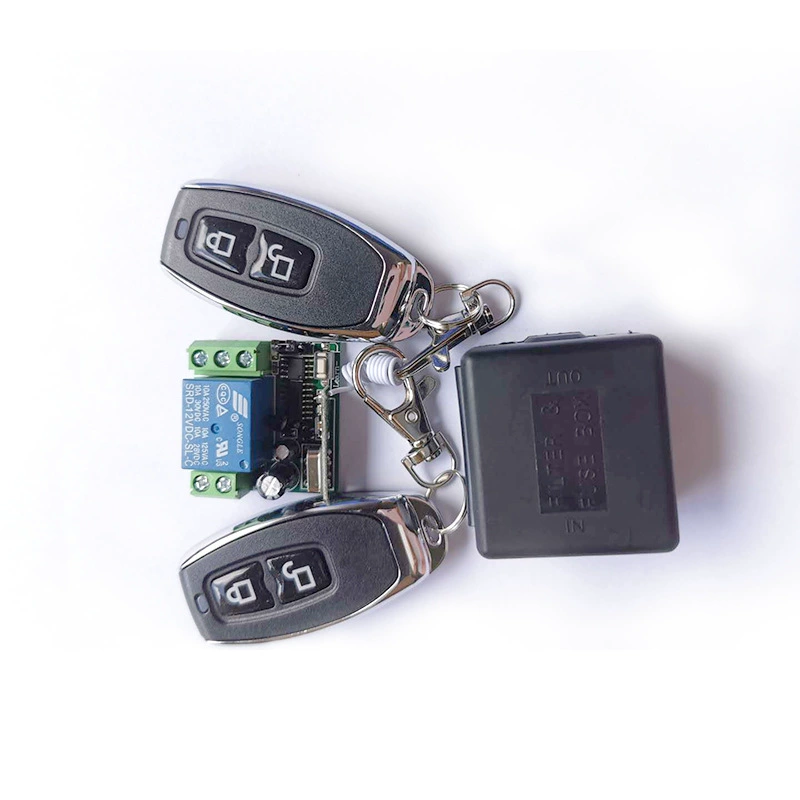 315/433MHZ access control remote control switch with small pepper metal 2-key wireless single-channel gate access control jog control