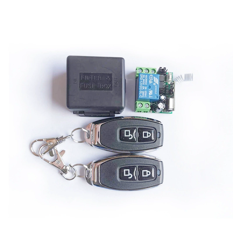 315/433MHZ access control remote control switch with small pepper metal 2-key wireless single-channel gate access control jog control