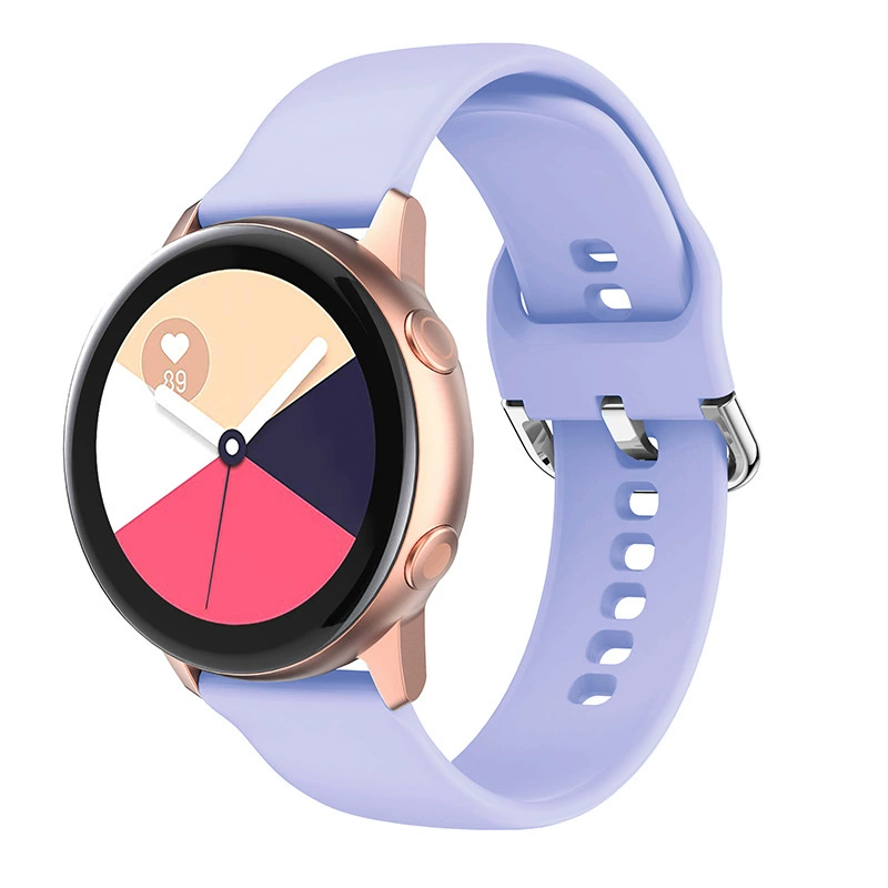 [Подходит для Samsung Galaxy Active2 силиконовый браслет Huawei Watch GT часовые браслеты 2022 мм размер]