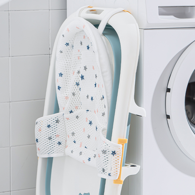 Red de baño de bebé recién nacido artefacto de baño de bebé universal ajustable Red de baño de bebé Estante de baño tipo T