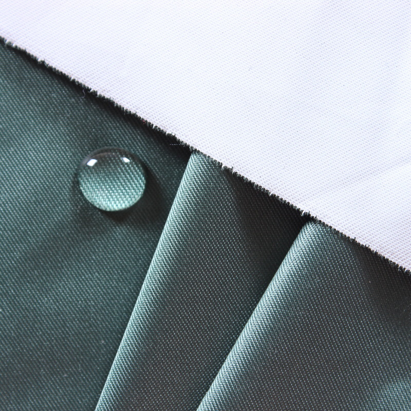 长期供应240T斜纹春亚纺透湿白涂层布 防水透气冲锋衣滑雪服面料