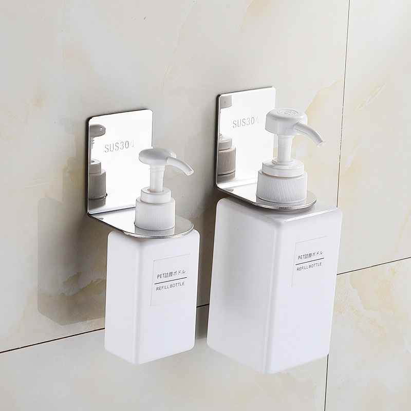 Bathroom shower gel shampoo rack stainless steel hand sanitizer storage rack cross-border in stock factory direct sales