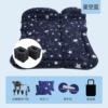 (Trunk and rear seats are dual-purpose) SUV honeycomb model Oxford Starry Sky Blue with on-board electric pump + a pair of split square piers