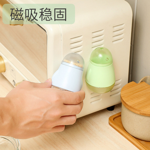 New magnetic toothpick box with cute toothpick creative portable plastic toothpick jar restaurant living room toothpick bucket