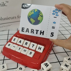 兒童英語字母學習機英語單詞記憶卡片看圖識字拼圖教具早教玩具