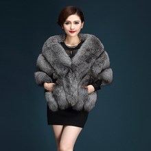秋冬新娘皮草披肩仿皮草狐狸毛坎肩加厚毛毛无袖大码外套轻奢